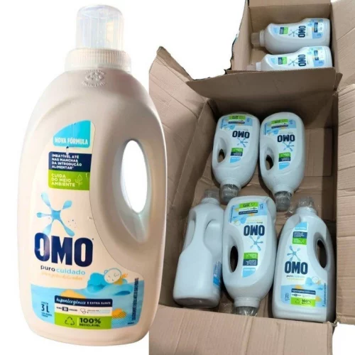 Sabão Líquido Omo Puro Cuidado 3L
