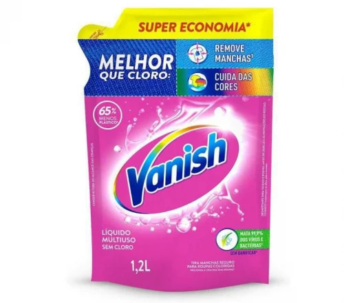 Vanish Tira Manchas Pink Gel Multiuso 1,2L