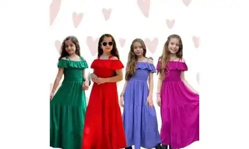 Vestido de menina Juvenil Longo 3 Tres Marias