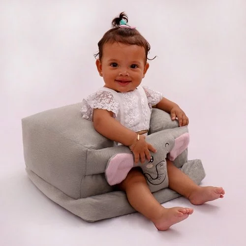 Assento De Bebê e Cadeirinha Sofázinho Multiuso Estofada Menino e Menina