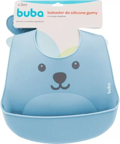 Babador de Silicone Buba Gumy Com Pega Migalhas