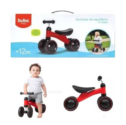 Bicicleta De Equilíbrio - Buba - Vermelho