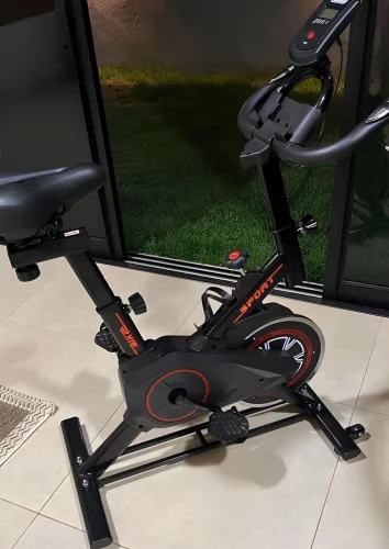 Bicicleta Ergométrica p/ Spinning Sport 150 Kg + Squezze