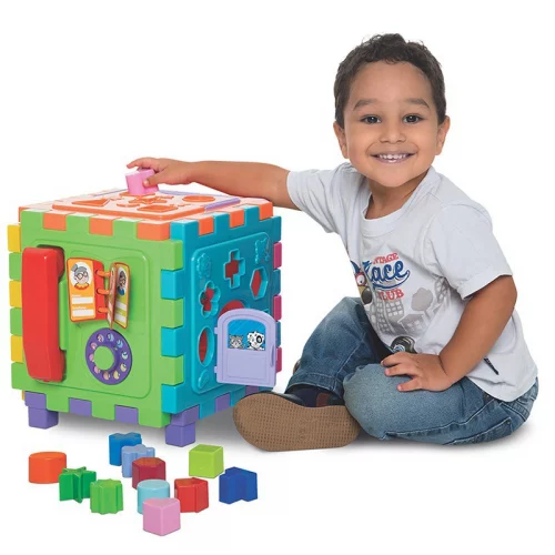 Brinquedos Educativos Bebê Infantil Cubo Gigante