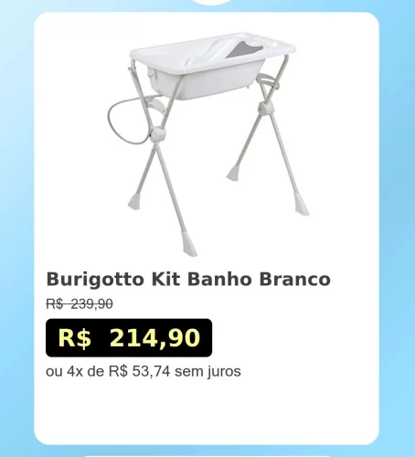 🛍️Burigotto Kit Banho Branco