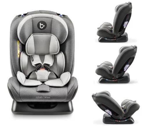 Cadeira para auto 0 a 36kg Litet mass BB457 Cinza