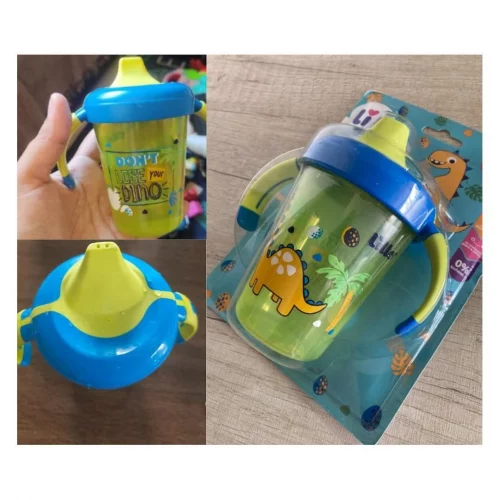 Caneca Antivazamento Magia Verde Lillo 207ml