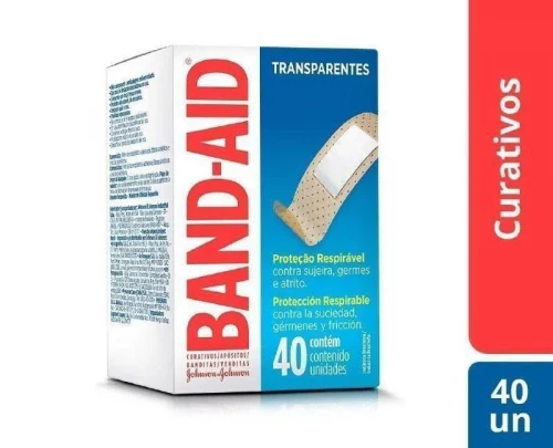 Curativos Adesivos Regular, Band-Aid, 40 Unidades