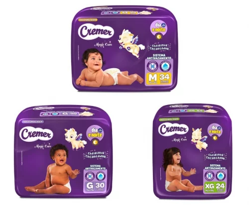 Fralda Cremer Magic Care M ao XG