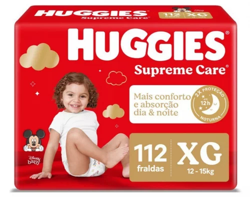Fralda Huggies Supreme Care 112 XG