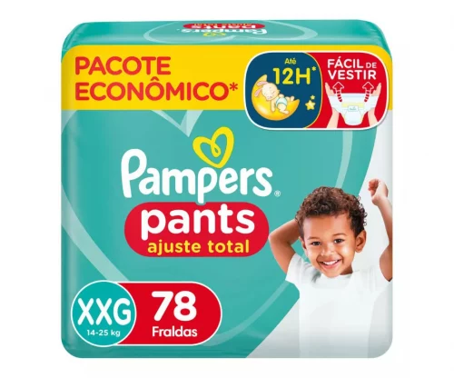 Fralda Pampers Pants Ajuste Total XXG 78 Unidades