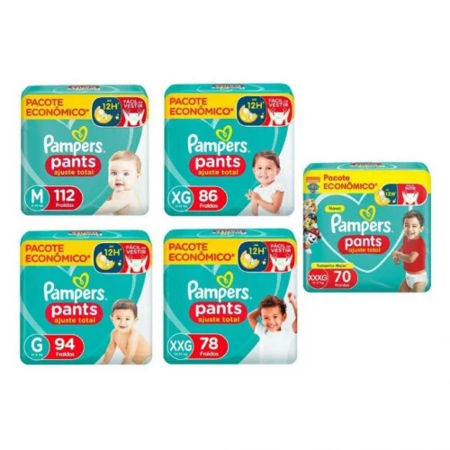 Fralda Pampers Pants Ajuste Total