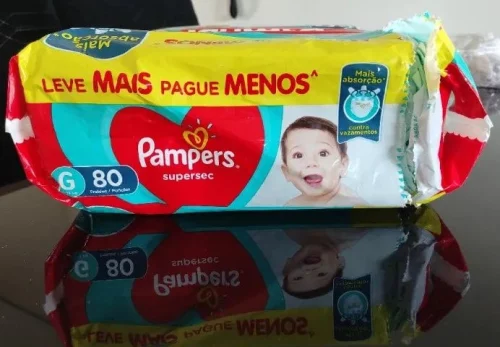 Fralda Pampers Supersec G - 80 fraldas