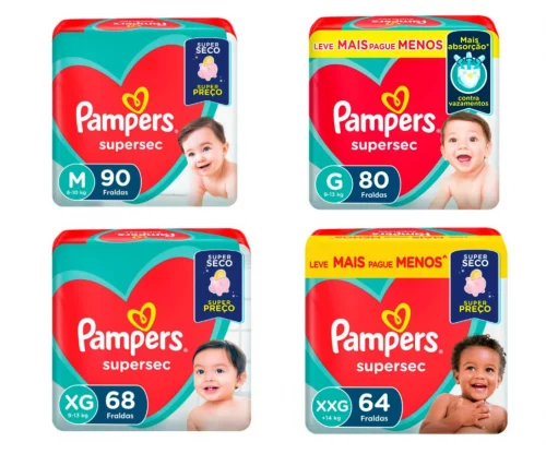 Fralda Pampers Supersec