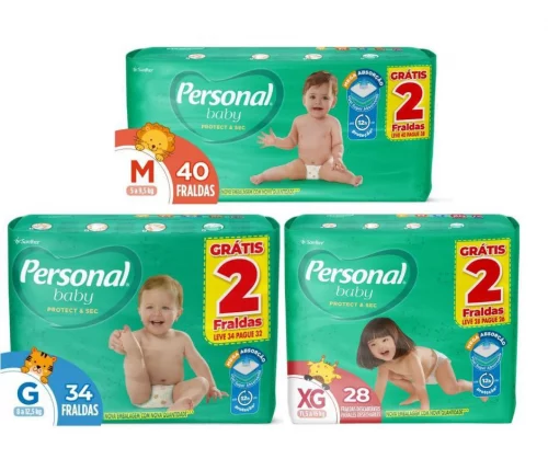 Fralda Personal Baby Protect & Sec