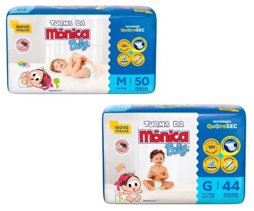 Fralda Turma da Mônica Baby