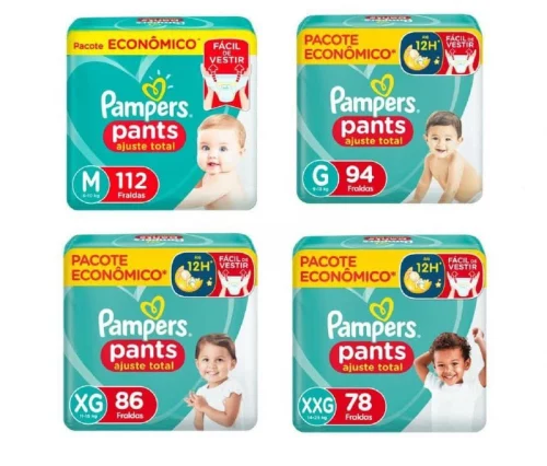 Fraldas Pampers Pants Ajuste Total