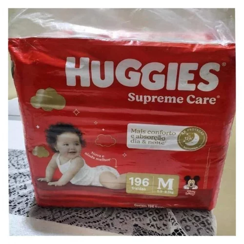 Huggies Fralda Supreme Care M 196 Un