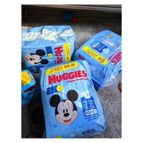 Huggies Fralda Tripla Proteção XG 66 Un