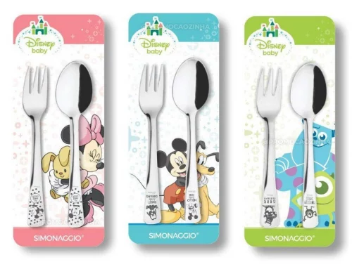 Jogo de Talheres Infantil Disney Baby - 3 opções
