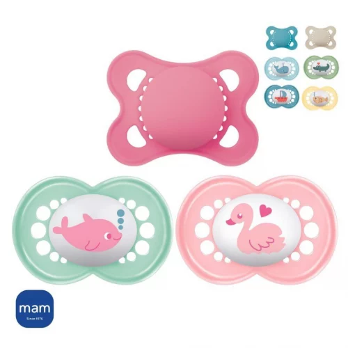 Kit com 3 CHUPETA MAM ORIGINAL TRIO - EMBALAGEM BLISTER