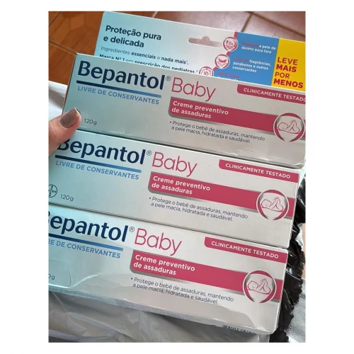 Kit com 3 Cremes Pomada de Assadura 120gr Cada - Bepantol