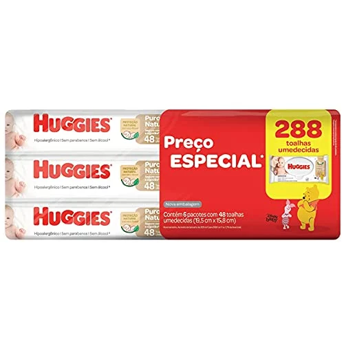 Kit Lenços Umedecidos Huggies Recém Nascido