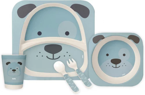 Kit Refeição Bambu Cachorrinho, Buba