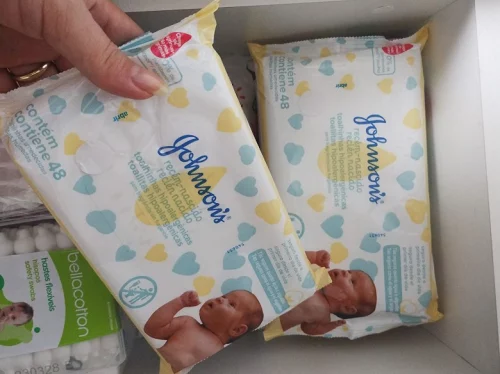 Lenço Umedecido Johnson's Baby Recém-Nascido Sem Perfume 48 unidades
