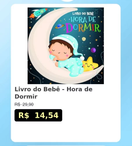 🛍️Livro do Bebê - Hora de Dormir