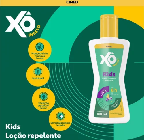 Loção Repelente XÔ Inseto! Kids 100ml