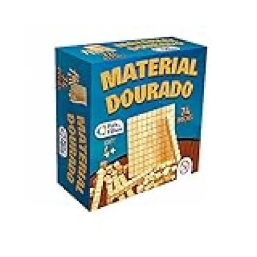 Material Dourado Com 74 Peças Pais & Filhos Dourado