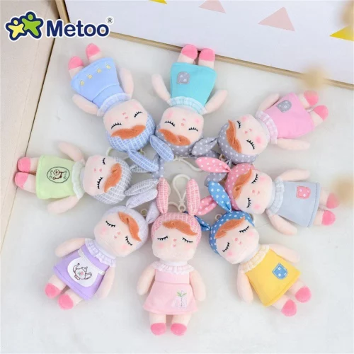 Mini Pingente Angela Metoo Doll E Brinquedos De Pelúcia Chaveiro De Aniversário Para Bebês