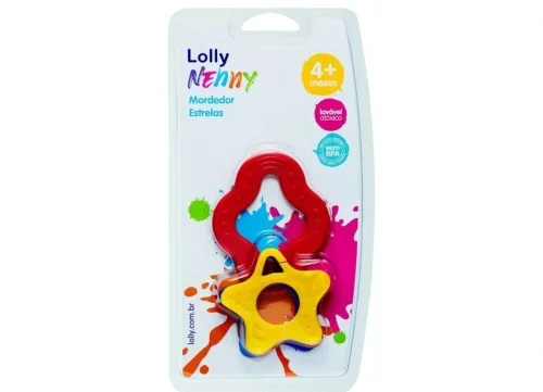 Mordedor Infantil Tricolor Lolly