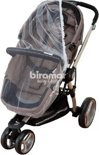 Mosquiteiro de Carrinho Elástico Branco, Biramar Baby