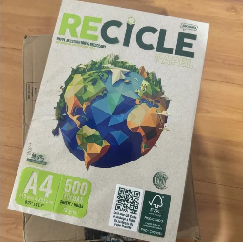 Papel Recicle A4 Multiuso 100% Reciclado 500 folhas