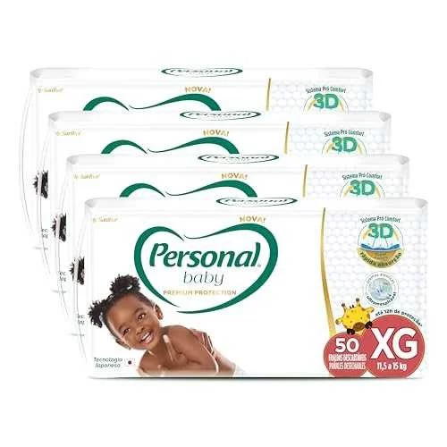 Personal Premium Protection XG, 4 pacotes com 50 unidades cada