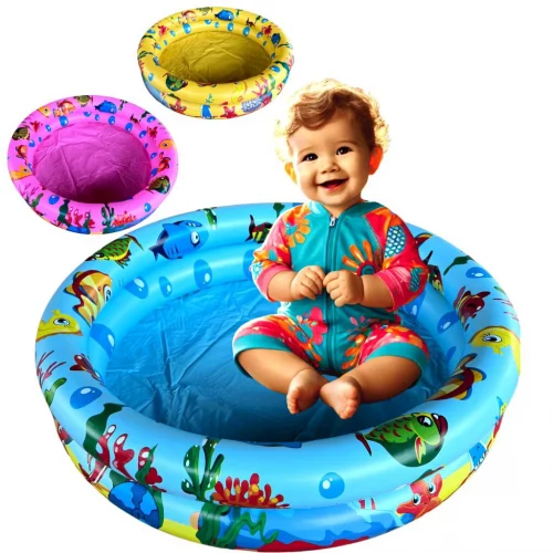 Piscina Redonda Inflável Bebê Verão Menino Menina 21 Litros 60cm