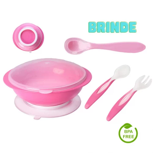Prato para Bebê 6 Peças Kit Alimentação