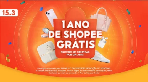 QUER CONCORRER A UM ANO DE SHOPEE GRÁTIS? 🍀