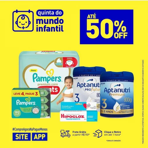Quinta do bebê da Pague Menos
