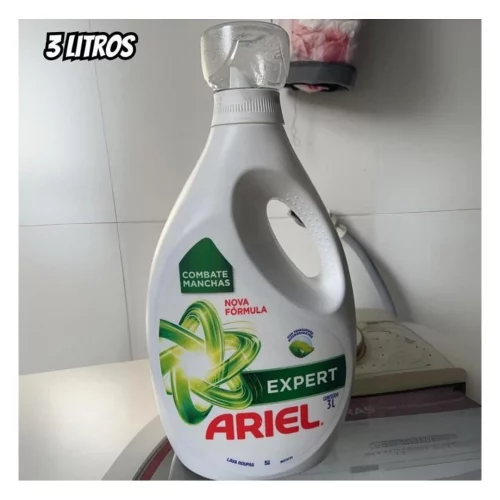 Sabão Líquido Concentrado Ariel Expert 3L