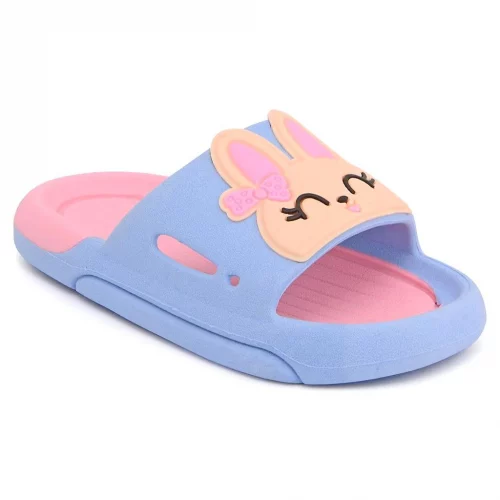 Sandália Chinelo Infantil Gatinha Slide Nuvem Menina Leve Slide