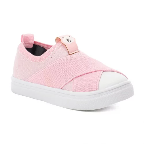 Tênis feminino Infantil Casual Slip On Funfy Para Menina 220A Calce Fácil Leve e Confortável