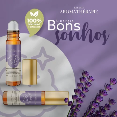 Aromaterapia Bons Sonhos Natural Blend Óleos Essenciais Aromathérapie