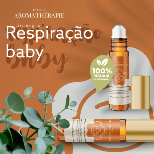 Aromaterapia Respiração Baby Natural Blend Óleos Essenciais Aromathérapie