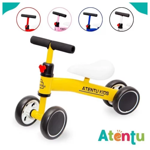 Bicicleta Infantil De Equilíbrio Sem Pedal Balanço 4 Rodas