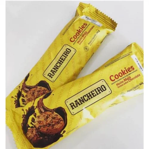 Biscoito Cookies Baunilha com Gotas de Chocolate Rancheiro 60g - 1 unidade