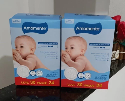 cAbsorvente para Seios Descartável Amamente 30 Unidades