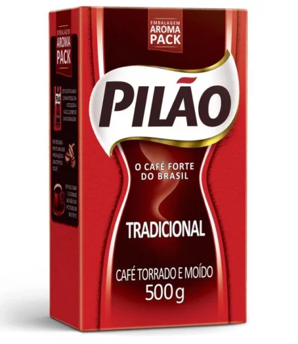 Café Pilão Torrado e Moído Tradicional Vácuo 500 gramas